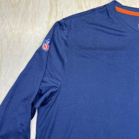 NEW 3XL Denver Broncos Nike 2022 Sideline Coach Chevron Lock Up Shirt - Picture 4 of 11